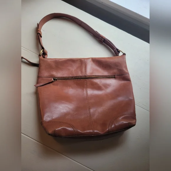 Born Brown Leather Shoulder Bag - Picture 2 of 15